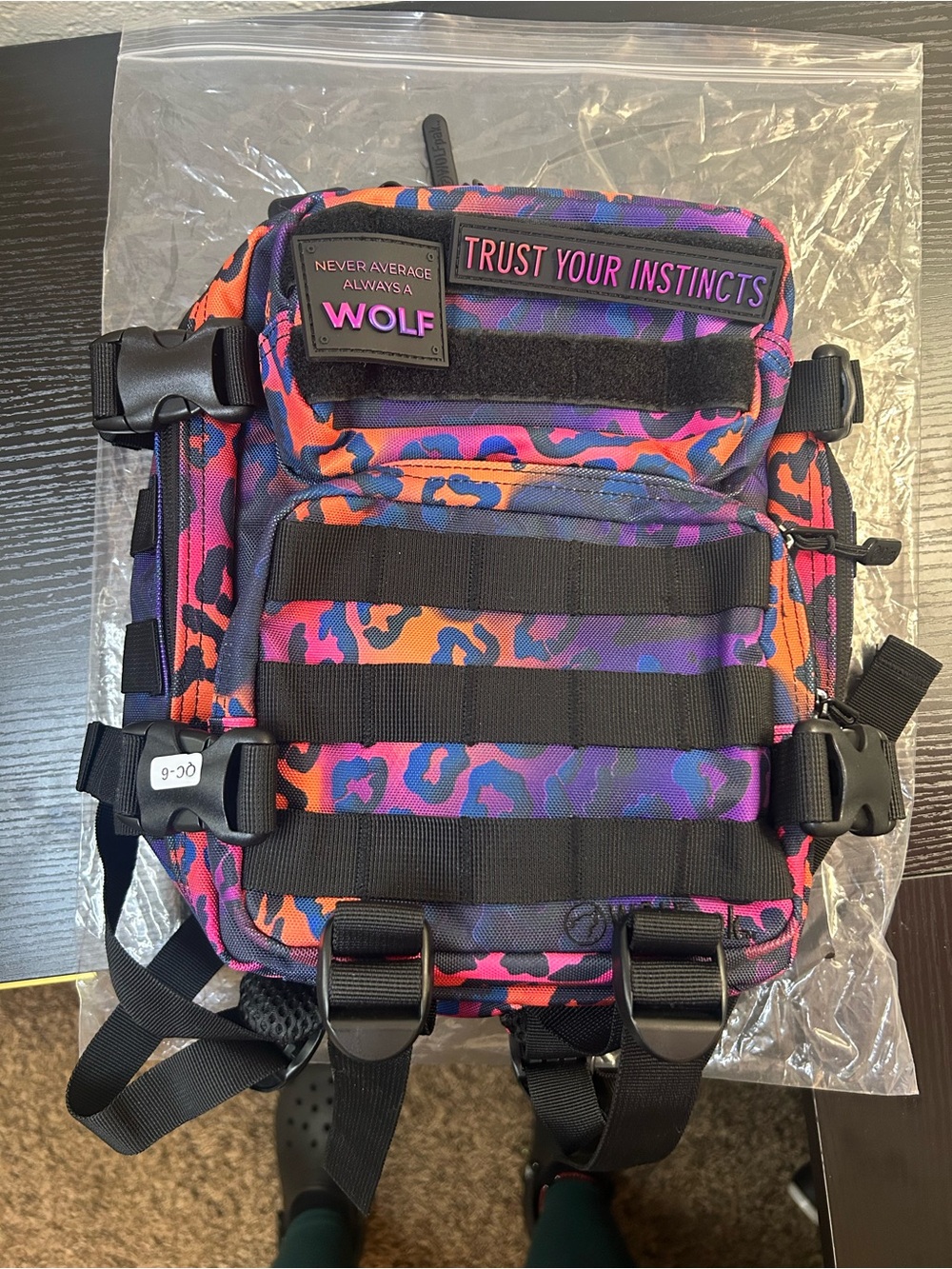 WOLFpak neon leopard print 9L